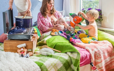 Clusteren op zijn hippies: make milk not war
