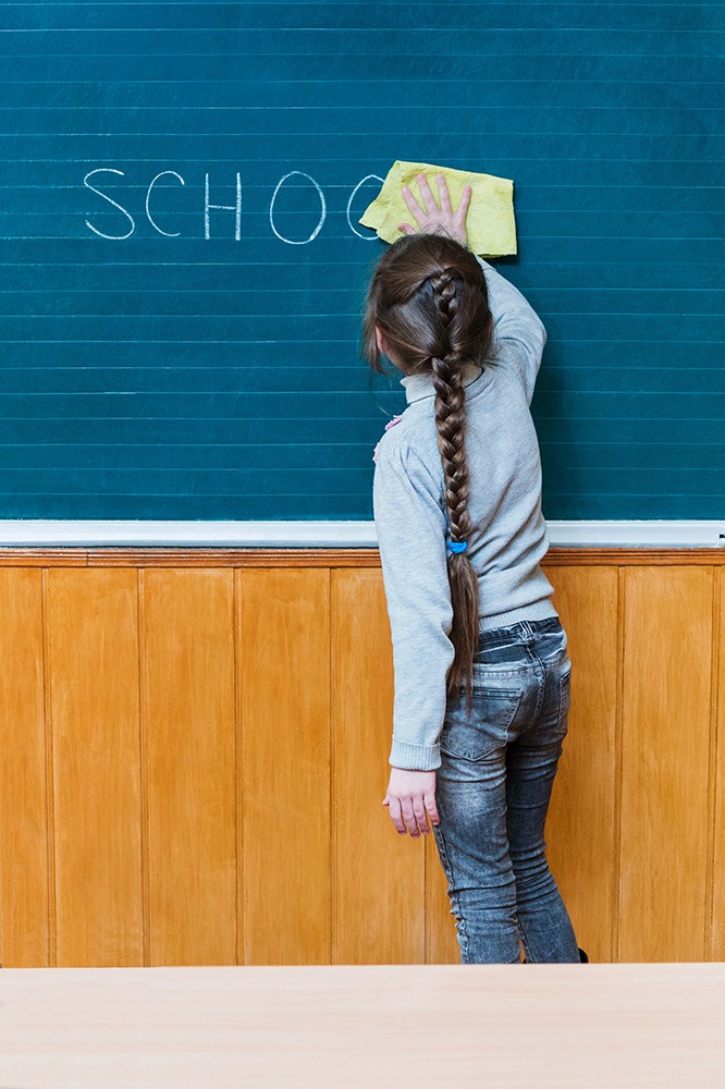 geen plofklassen: staking